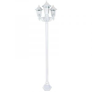 Bricolage Direct - Lampadaire Extérieur 3 Têtes 3x100W Fonte Blanc initialis
