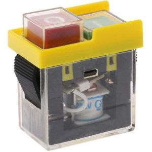 KJD6 AC 250V 6A &Eacute;tanche &Eacute;lectromagn&eacute;tique Bouton-Poussoir Interrupteur ON-OFF Outil &Eacute;lectrique Commutateurs &agrave; Bouton-poussoir pour Machine Scie