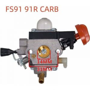 4180-120-0615 Carburateur FS91 pour Stihl FS91 FS91R FS111 FS89 HT102 HT103 FC91 FC96 KM91 KM91R KM111 FC111 D&eacute;broussailleuse - avec kit de filtre &agrave;