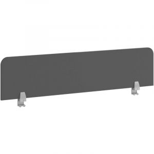 Miroytengo - Panneau s&eacute;parateur de bureau Venture Modern 120 cm, m&eacute;lamin&eacute; gris, id&eacute;al pour le bureau ou l'&eacute;tude