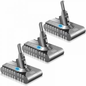 Powerwings - 3X Batterie V8 pour Dyson Batterie Dyson 21,6V 4000mAh Dyson V8 Vacuum Cleaner 21.6 v V8 Battery pour Dyson V8 Absolute / V8 AnimalV8