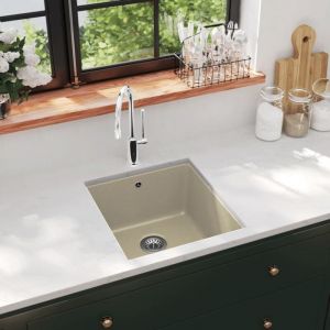 Maisonchic - vier de cuisine, Lavabo, Vasque Granit Seul lavabo Beige FR674543 design in