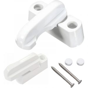 Poign&eacute;e de Fen&ecirc;tre, 4PCS Sash Jammer Serrure pour diverses Portes UPVC/PVC et Windows, Poignee Porte Bloque Fenetre pour S&eacute;curit&eacute; Enfant,