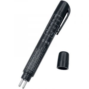 Lntyq - Testeur de Liquide de Frein, Stylo de contrôle de qualité d'huile de testeur de Liquide de Frein numérique avec 5 lumières led pour DOT3 /