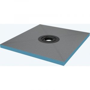 Doporro - Bac à Douche Antiglisse à Carreler Receveur de Douche Rectangulaire Avec Bonde Découpage sur Mesure 80×90×4cm XPS-Duschboard01