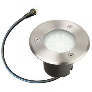Spot encastrable leds integr&eacute;es abords piscine diam&egrave;tre 10cm -