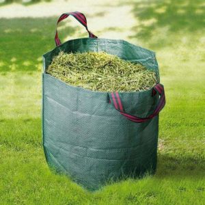 Sac Jardinage 272L avec Poign&eacute;es - Sac Jardinage Dechets Imperm&eacute;able - Sacs &agrave; d&eacute;chets de Jardin Pliables, R&eacute;sistants pour D&eacute;chets V&eacute;g&eacute;taux--