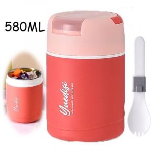 Bo&icirc;tes Alimentaires Isotherme,Porte-Aliments &agrave; Double Couche,Gamelle Thermos Repas Chaud,Bo&icirc;tes &agrave; d&eacute;jeuner Amovible,pour
