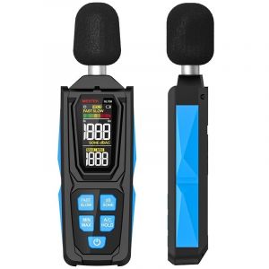 Durficst - Détecteur de bruit numérique haute précision mestek 30130 dB Testeur de bruit environnemental professionnel Sonomètre multifonction