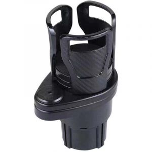 Porte-Gobelet de Voiture 2 en 1,Porte Boisson,Support R&eacute;glable pour Voiture,Rotation &agrave; 360 degr&eacute;s,Porte gobelet voiture pour la plupart des voitures