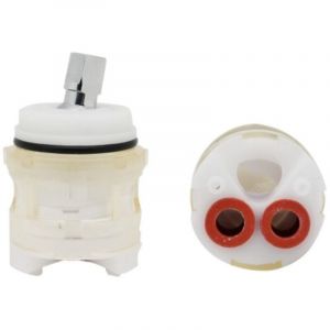 Zucchetti - Cartouche comple'te pour mitigeur monocommande 38 mm avec disques en ce'ramique et axe de fixation de la poigne'e en laiton, remplacement