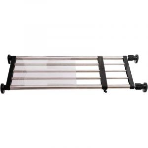 &Eacute;tag&egrave;re de Placard Telescopique en M&eacute;tal Etagere de Rangement R&eacute;glable sans Per&ccedil;age Organiseurs de Armoire Separateur Stockage Rack pour Cuisine,