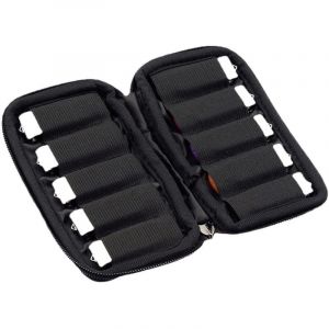 Lntyq - Sac de Rangement Clé usb Noir 10 Emplacements Étui de Rangement Clé usb Étanche Accessoires Électroniques Organiseur Portable pour Jump