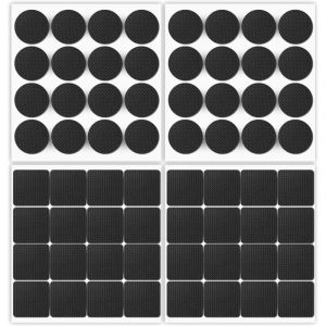 Patin Antiderapant Tampon Caoutchouc Meuble, 64 Pi&egrave;ces Patins pour Meubles, Patin Antid&eacute;rapant Autocollant Tampon Caoutchouc Meuble, pour Prot&eacute;ger