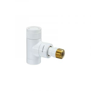 Oventrop vanne thermostatique série E 1.163.062 1.2 « Eck, blanc