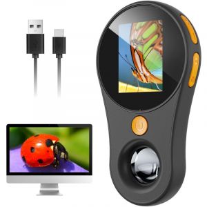 Microscope num&eacute;rique, Microscope Portable SGAINUL 2,0 Pouces IPS, loupe &eacute;lectronique Rechargeable 500X avec 8 LED pour Enfants et Adultes