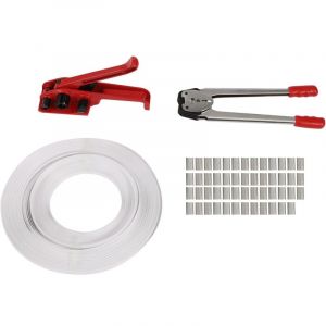 Senderpick - Kit de cerclage manuel pour feuillards d'emballage en pp/pet de 16-19 mm Kit de bandes de cerclage