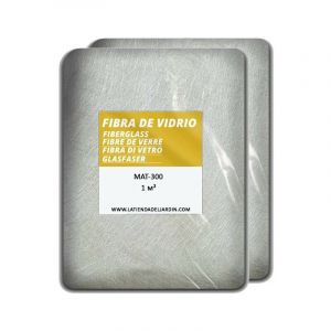 Suinga - Fibre de verre MAT-300 2m2 (densit&eacute; 300gr/m2). Maille en fibre de verre pour r&eacute;parer tous types d'accessoires