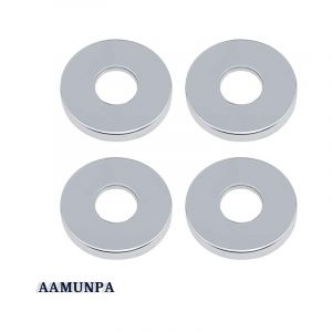 Roleader - Rosace Robinet Mitigeur Douche 4 Pièces Chromées Rosasse Ouvrante Robinetterie 26mm (3/4 ') Acier Inoxydable Rosace Plomberie Plate Basse