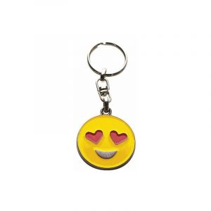 Porte-clés emoji amoureux x