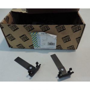 Plombelec - Clip de maintien de gaine ou cable sur poutrelle epaisseur 5-9mm hauteur 75mm noir (&agrave; l'unit&eacute;) 701006