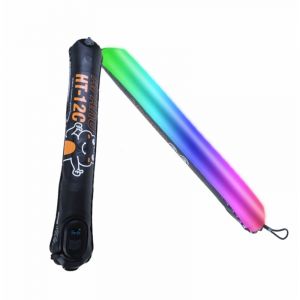 Aparo H-12C Baguette Lumineuse Vidéo Gonflable rgb 12W Colonne Lumineuse led Portative 2500K-6500K Dimmable 20 Effets d'Éclairage de Scène fx
