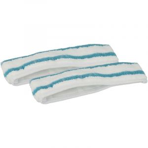 2x Housses de rechange remplacement pour Leifheit 51164, 51164-5 pour nettoyeur de fenêtres, raclette à fenêtres - Vhbw