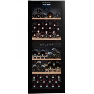Cave a vin de service - LA SOMMELIERE - SLS90DZ - 91 bouteilles - Porte vitrée réversible - Classe G - 48 x 57,5 x 128,5 cm -