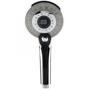 Pommeau de Douche LED avec Changement de Couleur, Pomme de Douche avec Affichage de la Temp&eacute;rature Pommeau de Douche Lumineux Pommeau de Douche &agrave;