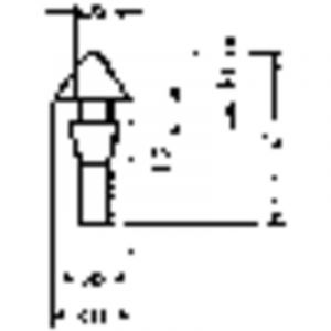 N/A PB Fastener 1345-01 noir (&Oslash; x H) 15 mm x 9.6 mm 1 pc(s)