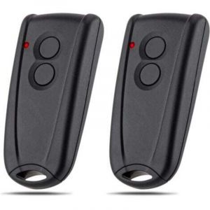 T&eacute;l&eacute;commande de porte de garage, t&eacute;l&eacute;commande de porte de volet roulant sans fil &agrave; 2 boutons 433MHZ, compatible avec Ecostar RSC2-433, t&eacute;l&eacute;commande