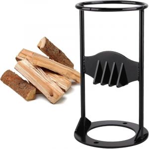 Fendeur de b&ucirc;ches manuel, fendeur de bois de chauffage, coupe-bois, acier au carbone, outil de fendage manuel robuste, fendeur de b&ucirc;ches de bois de