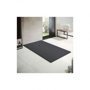 Receveur de douche en r&eacute;sine Largeur 90 Graphite Ral 7016 90x110 cm