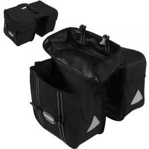 Imperméable à l'eau en plein air vélo vélo siège arrière queue sac de rangement support coffre voyage Double sacoche sac