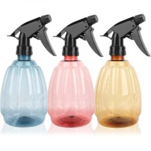 ZVD - 3PCS 500ML Flacons Pulverisateur Vaporisateur Bouteilles en Plastique, Spray R&eacute;utilisable, Bouteille Vaporisateur d'Eau, Flacon Pompe Vides