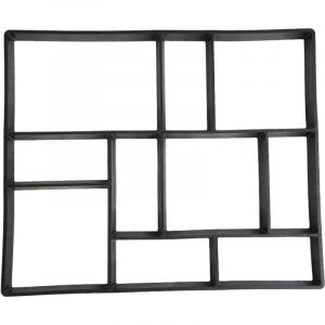 GOTOTOP Moule a Pav&eacute; Beton Jardin, Moule Pierre Asym&eacute;trique en Plastique, Moule a Pav&eacute; Beton DIY R&eacute;utilisable pour Chemin Terrasse All&eacute;e Patio