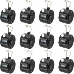 Compteur de clicker m&eacute;canique portable pour entra&icirc;neur, tricot, golf, tour, p&ecirc;che