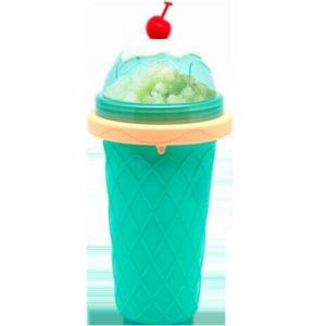 Slushy Cup,Slush Ice Maker,Homemade Smoothie Cup,Smoothie Pinch Ice Cup,Frozen Drink Cup, DIY Homemade Smoothie Cups for Kids and Family