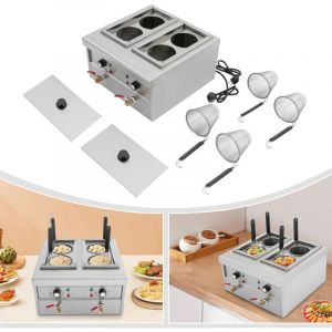 Machine &agrave; p&acirc;tes confortable Cuiseur de p&acirc;tes &eacute;lectrique de luxe &agrave; 4 compartiments