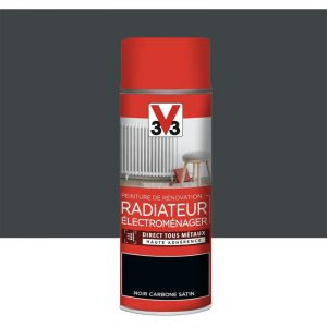A&eacute;rosol Peinture De R&eacute;novation V33 Radiateur &Eacute;lectrom&eacute;nager Noir carbone 0,4 L