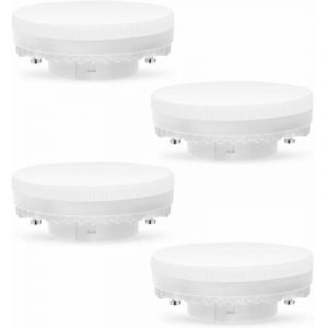 Ampoule GX53 LED 7W 3000K,Blanc Chaud,Non Dimmable Gx53 Eclairage,Pas de Scintillement,Remplace 50W Ampoules Halog&egrave;nes GX5.3 ou CFL 9W 13W