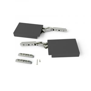 Emuca Compas pour portes relevables Altius Lift, Relevable 560-1800 (low=L), Acier et plastique, Gris antracite