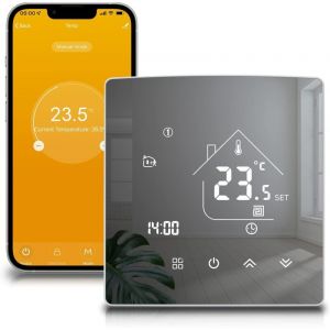 Tuya Thermostat intelligent Thermostat de chauffage Thermostat d'ambiance Thermostat Wifi Thermostat pour chauffage par le sol de chaudière à gaz/eau