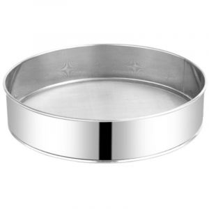 Tamis &agrave; Farine INOX Tamis de P&acirc;tisserie Maille Fine Tamis Fins en Acier Inoxydable Tamis Patisserie Farine Tamiseur de Farine Professionne pour