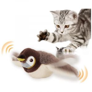 Jouet Oiseau pour Chat, Jouet pour Chat interactif, Oiseau Volant pour Chat, Jouet Chat Oiseau Qui Bouge, Jouet Oiseau Qui Vole