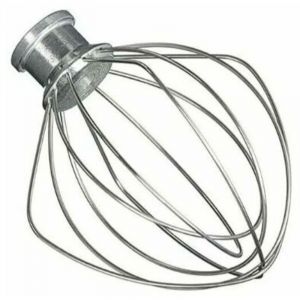 Fouet en Fil d'acier Inoxydable Compatible avec KitchenAid K45WW WP9704329 KSM150 KSM160 K45 KSM90 Accessoire Robot