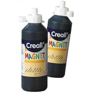 Peinture magn&eacute;tique - CREALL - 500 ml - Acrylique - Noir - 2 bouteilles de 250 ml