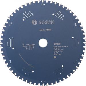 Lame de scie circulaire Expert for steel 254x25x2,2mm 60 dents - BOSCH - 2608643059