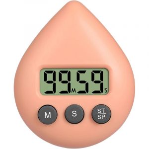 Minuteur &eacute;tanche pour la douche des enfants, minuteur num&eacute;rique, horloge de douche, minuteur de salle de bain et de cuisine, minuteur &agrave; compte &agrave;