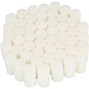 50Pcs Filtre de Coton de Pompe, B&acirc;tons Humidificateur Filtre de Rechange de Coton Filtre &agrave; Eau pour 30MPa Pompe Electrique de Compresseur d'Air &agrave;